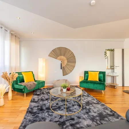 Top-penthouse Stuttgart Airport-messe Parkplatz & Terrasse *